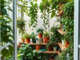 Wie man den Platz in einem kleinen Gewächshaus effektiv maximiert