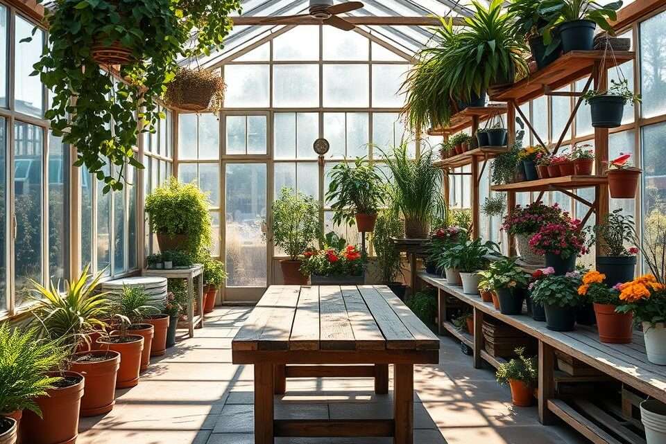 Wie man ein Garten-Gewächshaus startet