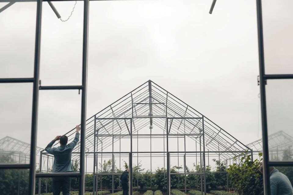 Wie man ein Gewächshaus demontiert