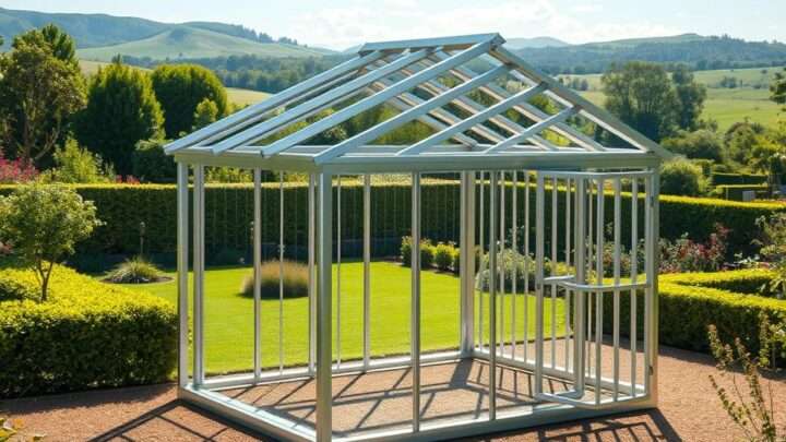 Wie man einen Metallschuppen baut: Schritt-für-Schritt-Anleitung