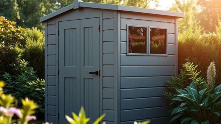 Wie sicher sind Kunststoff-Gartenschuppen?