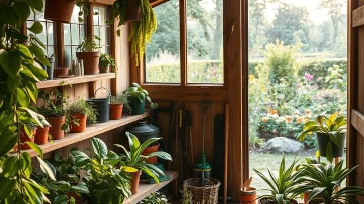 Wie verwandelt man einen Schuppen in einen Pflanzschuppen?