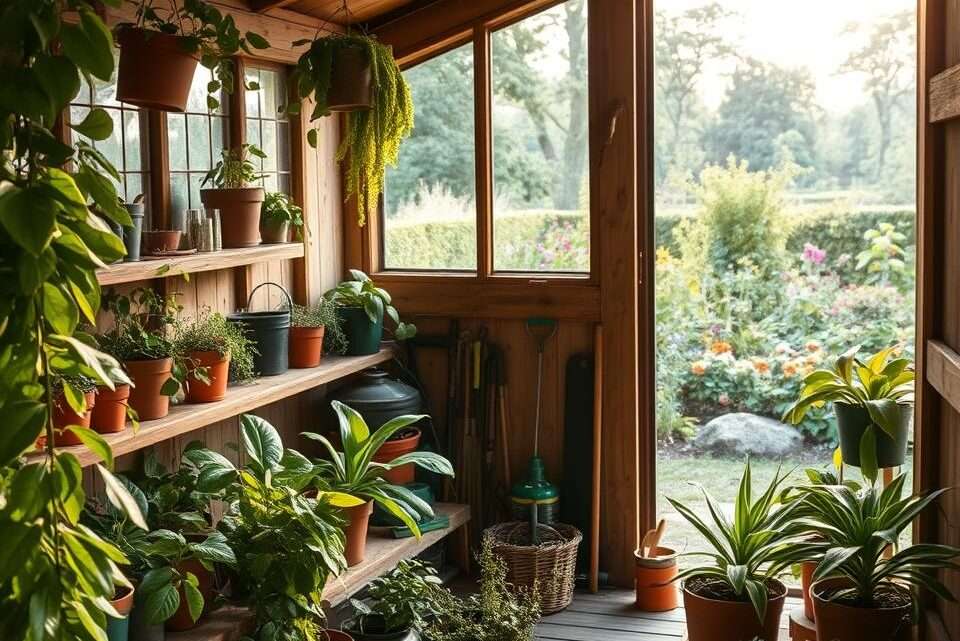 Wie verwandelt man einen Schuppen in einen Pflanzschuppen?