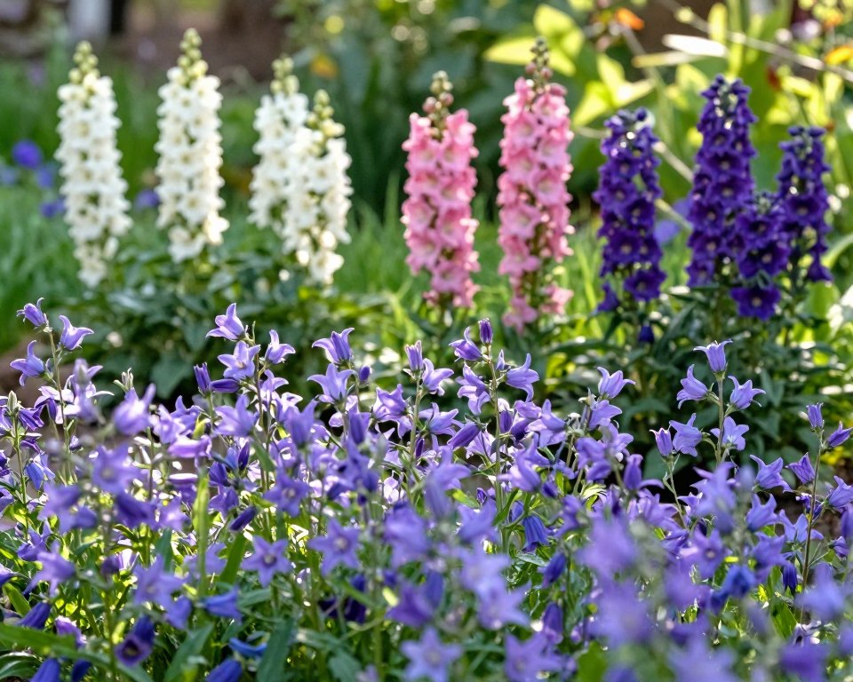 Wildglockenblumen und Gartenzüchtungen