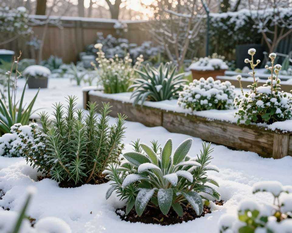 Winterfeste Kräuter im Garten