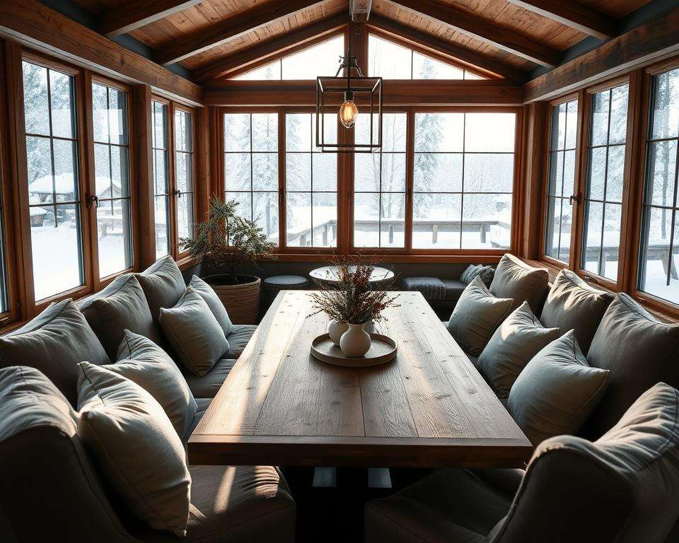 Wintergarten Esszimmer Integration