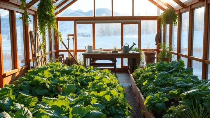 Wintergewächshaus: Einfaches Gemüse für den Winteranbau