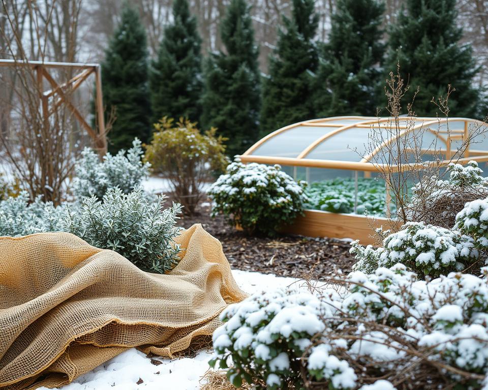 Winterschutz für Pflanzen