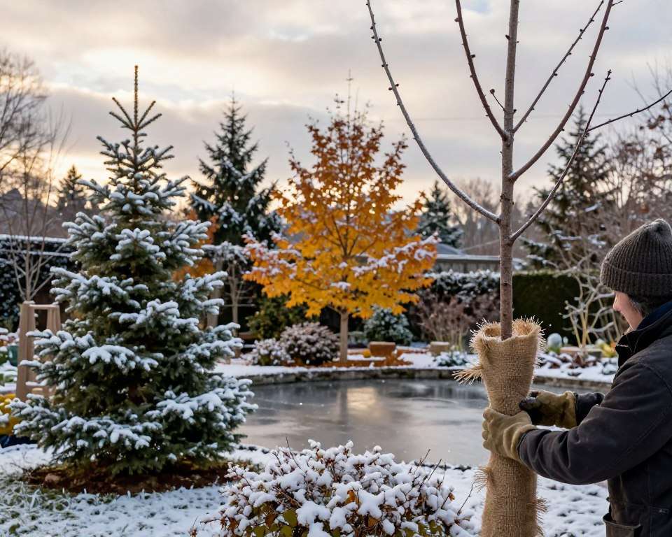 Wintervorbereitung für Bäume