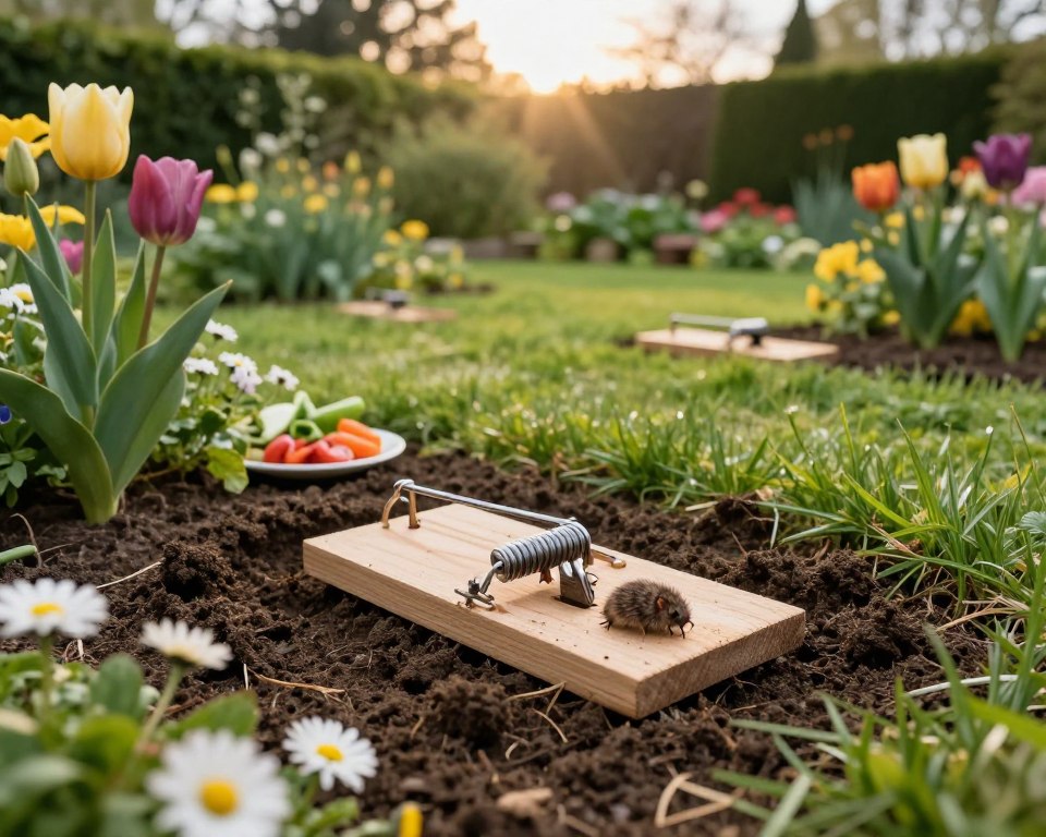 Wühlmausfallen im Garten