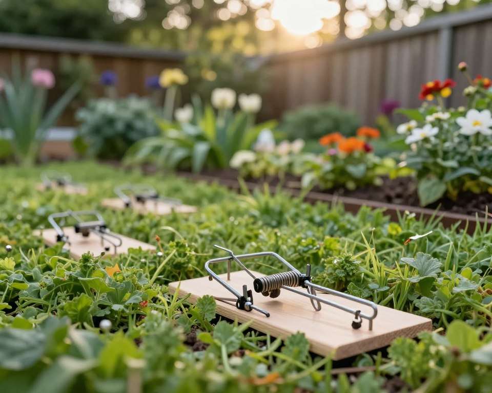 Wühlmausfallen mechanische Bekämpfung