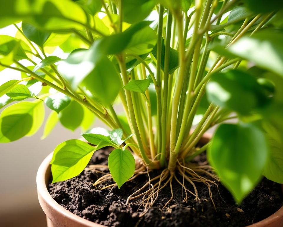 Wurzelpflege Ficus Benjamina