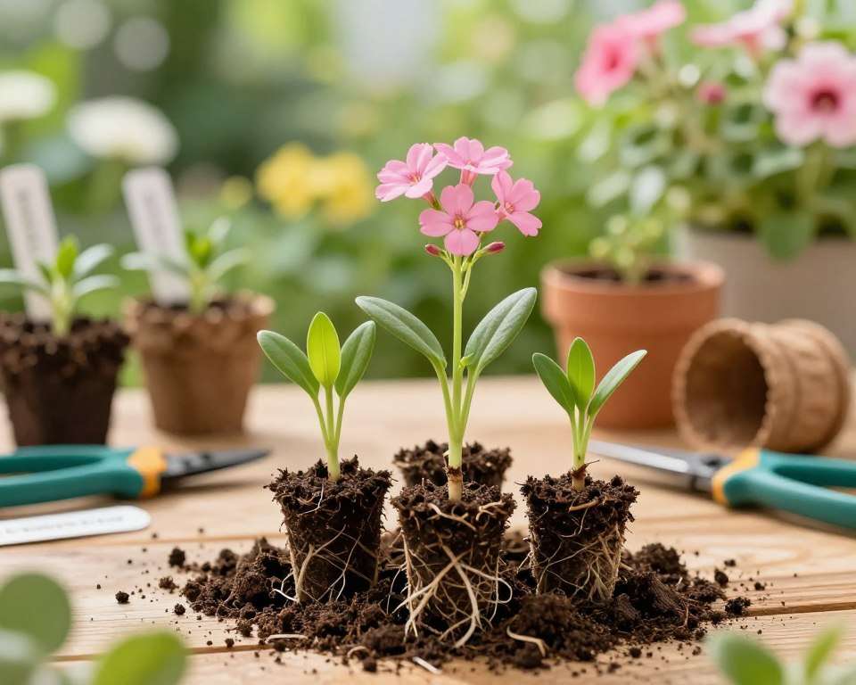 Wurzelstecklinge Vermehrung von Phlox