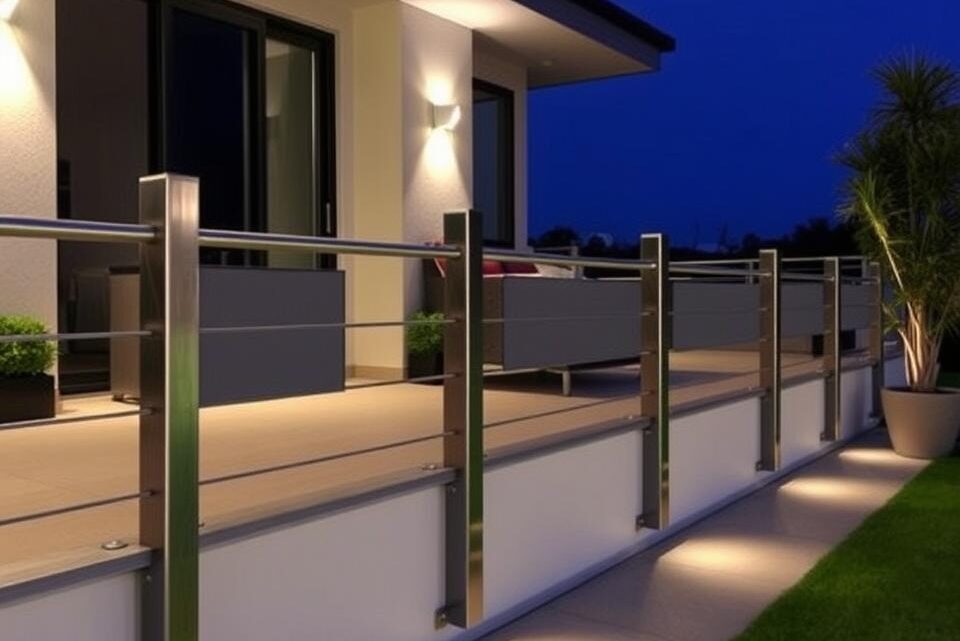 Zaun auf der Terrasse befestigen – Sichere Montage Zaun auf der Terrasse befestigen – Sichere Montage