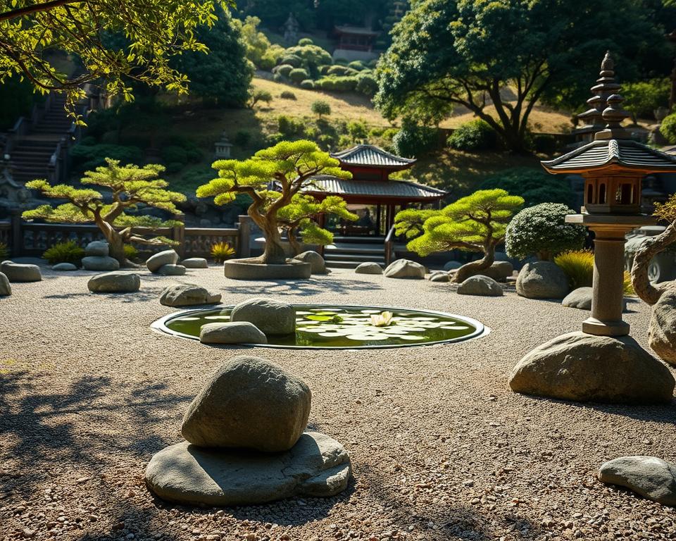 Zen-Garten Standortauswahl