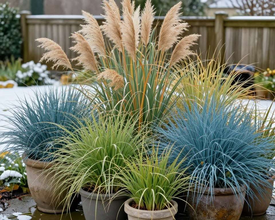 Ziergräser winterhart im Kübel