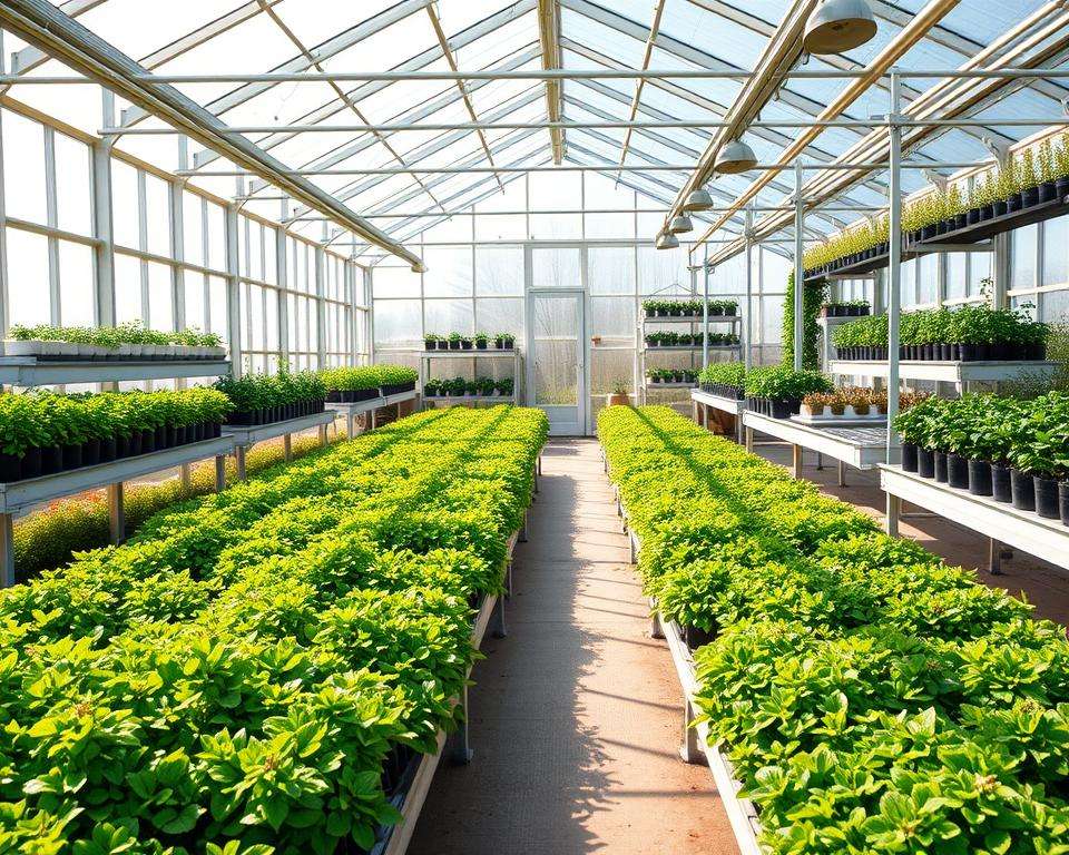 Zonenbildung Gewächshaus