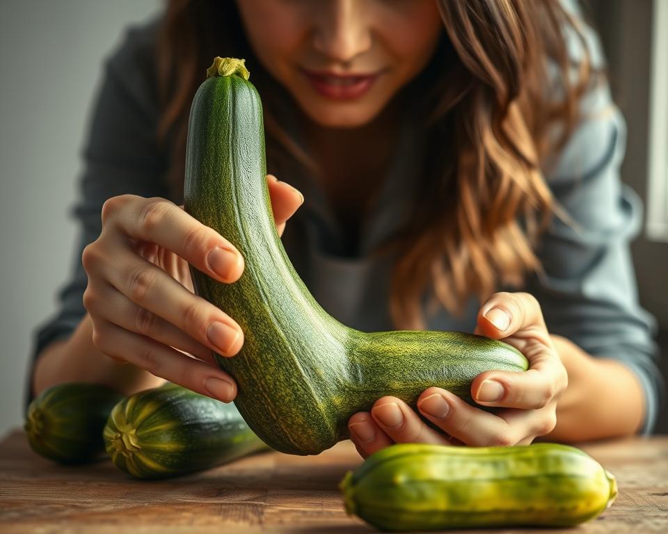 Zucchini Qualitätsprüfung