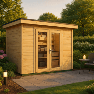 3x2m All-In Gartenhaus mit Flachdach 300 x 200 cm / Chr Unkategorisiert online kaufen