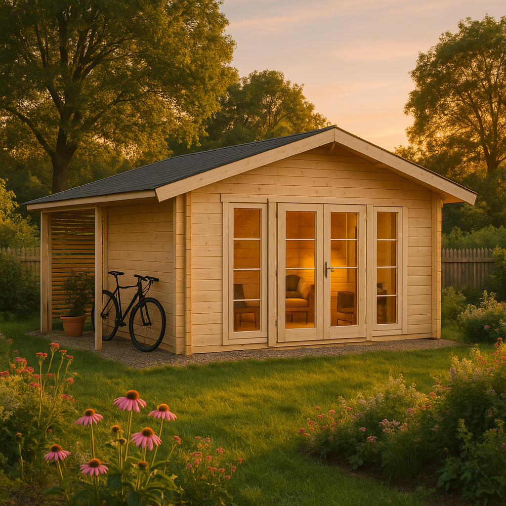 Alpholz Gartenhaus Mirko Modern D