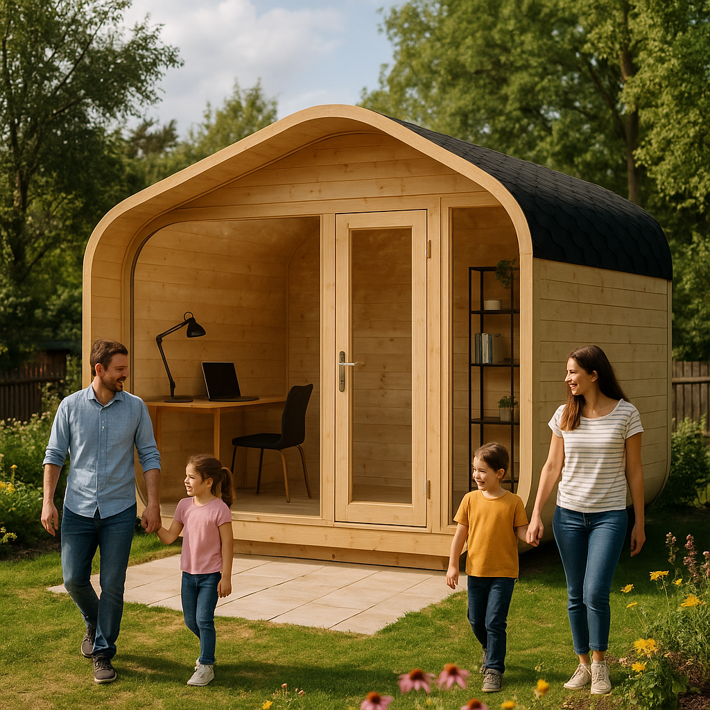 Alpholz Gartenhaus ScandiCube Wave Premium
