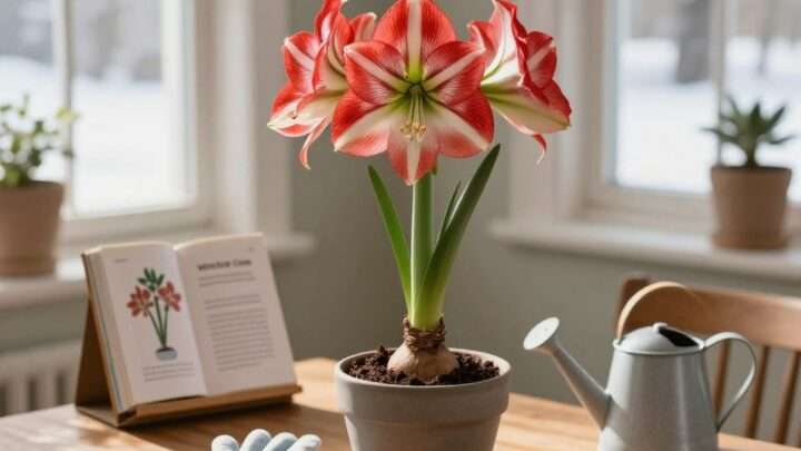 Amaryllis überwintern und wieder zum Blühen bringen