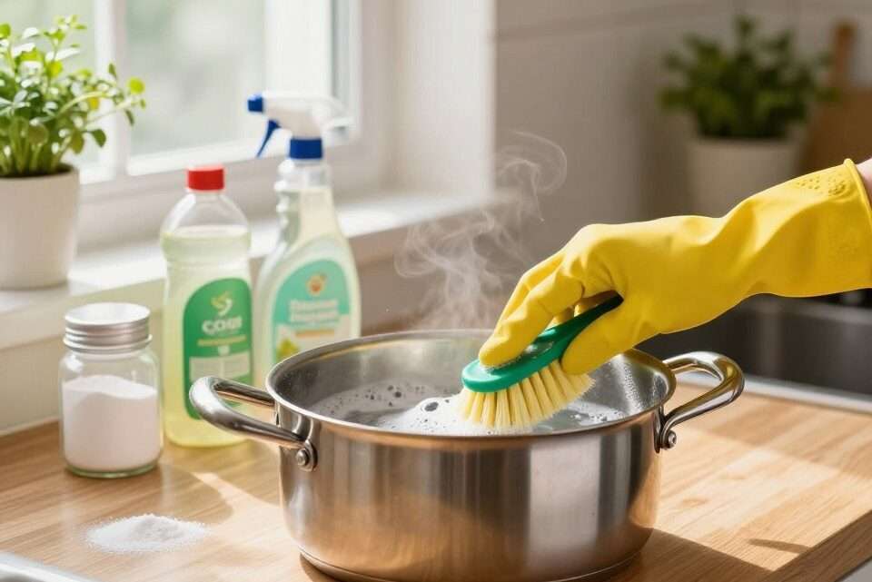 Angebrannte Töpfe reinigen: Ihre Anleitung für strahlenden Glanz