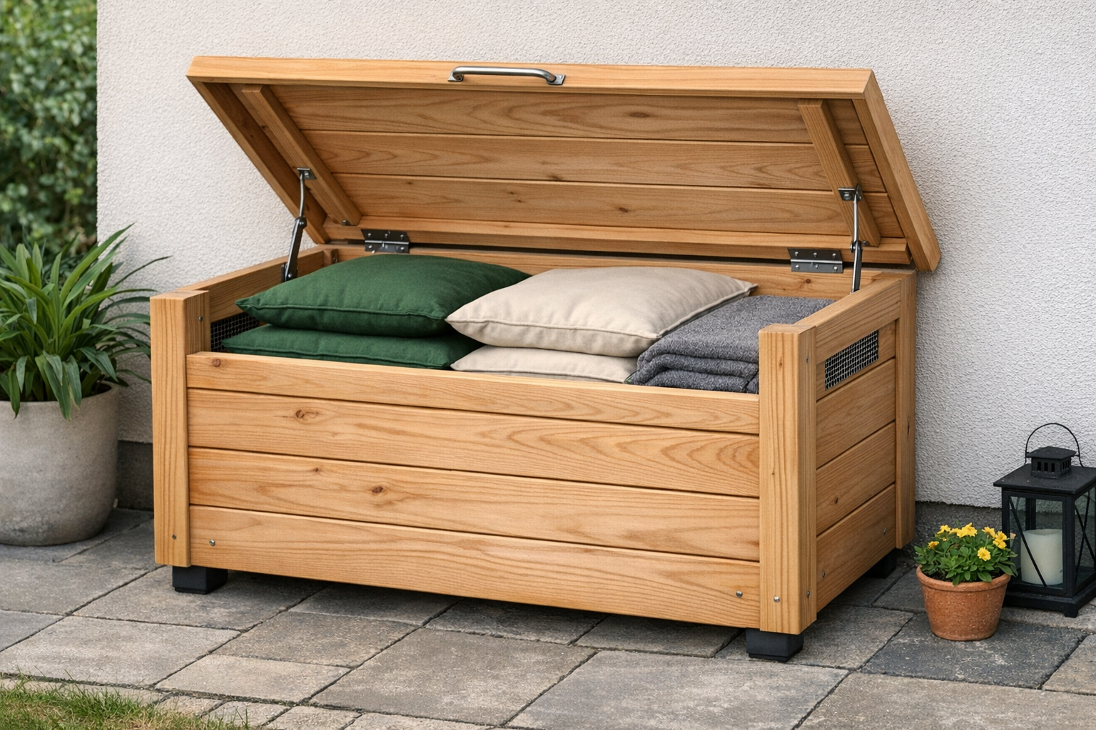 Auflagenbox selber bauen – Bauanleitung Schritt für Schritt