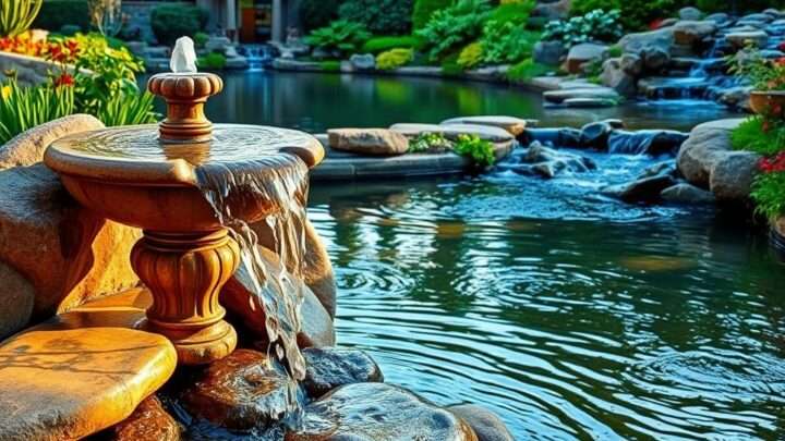 außergewöhnliche Wasserspiele für den Garten