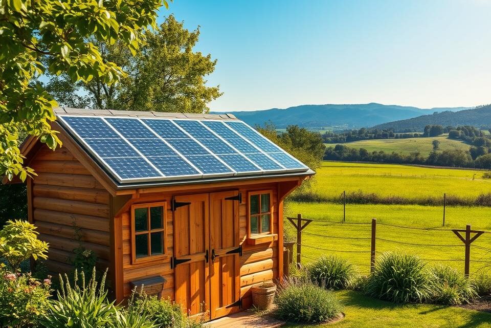 Balkonkraftwerk Gartenhaus: Solarenergie optimal nutzen Balkonkraftwerk Gartenhaus: Solarenergie optimal nutzen