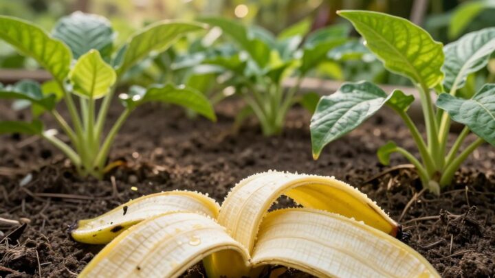 Bananenschale als Dünger richtig verwenden