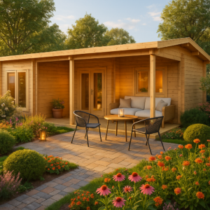 Blockbohlenhaus “Hansa Holiday B” 9x7m | Blockhaus als Ferienhaus kaufen | 7x9m großes Blockbohlenhaus als Sommerhaus kaufen mit Schlafboden, mit Sonnendach, mit Terrasse Unkategorisiert online kaufen Blockbohlenhaus “Hansa Holiday B” 9x7m | Blockhaus als Ferienhaus kaufen | 7x9m großes Blockbohlenhaus als Sommerhaus kaufen mit Schlafboden, mit Sonnendach, mit Terrasse Unkategorisiert online kaufen