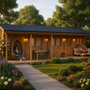 Blockhaus mit 2 Schlafzimmern und Terrasse “Edward” 13x6m | Großes Gartenhaus 13x6m | Blockhaus | Blockbohlenhaus mit Schlafboden, mit Sonnendach, mit Terrasse Unkategorisiert online kaufen Blockhaus mit 2 Schlafzimmern und Terrasse “Edward” 13x6m | Großes Gartenhaus 13x6m | Blockhaus | Blockbohlenhaus mit Schlafboden, mit Sonnendach, mit Terrasse Unkategorisiert online kaufen