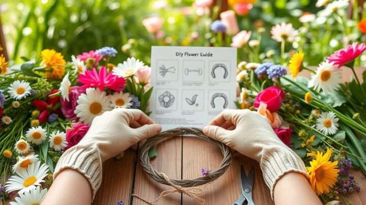 Blumenkranz Haare selber machen – Anleitung