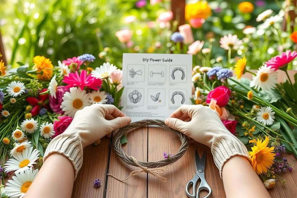 Blumenkranz Haare selber machen – Anleitung