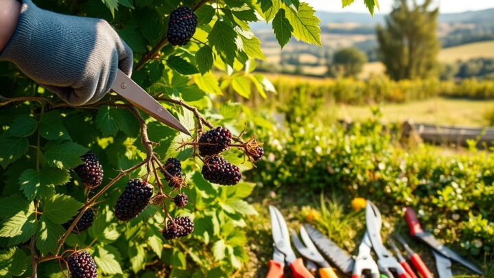 Brombeerstrauch schneiden: Anleitung für den Garten