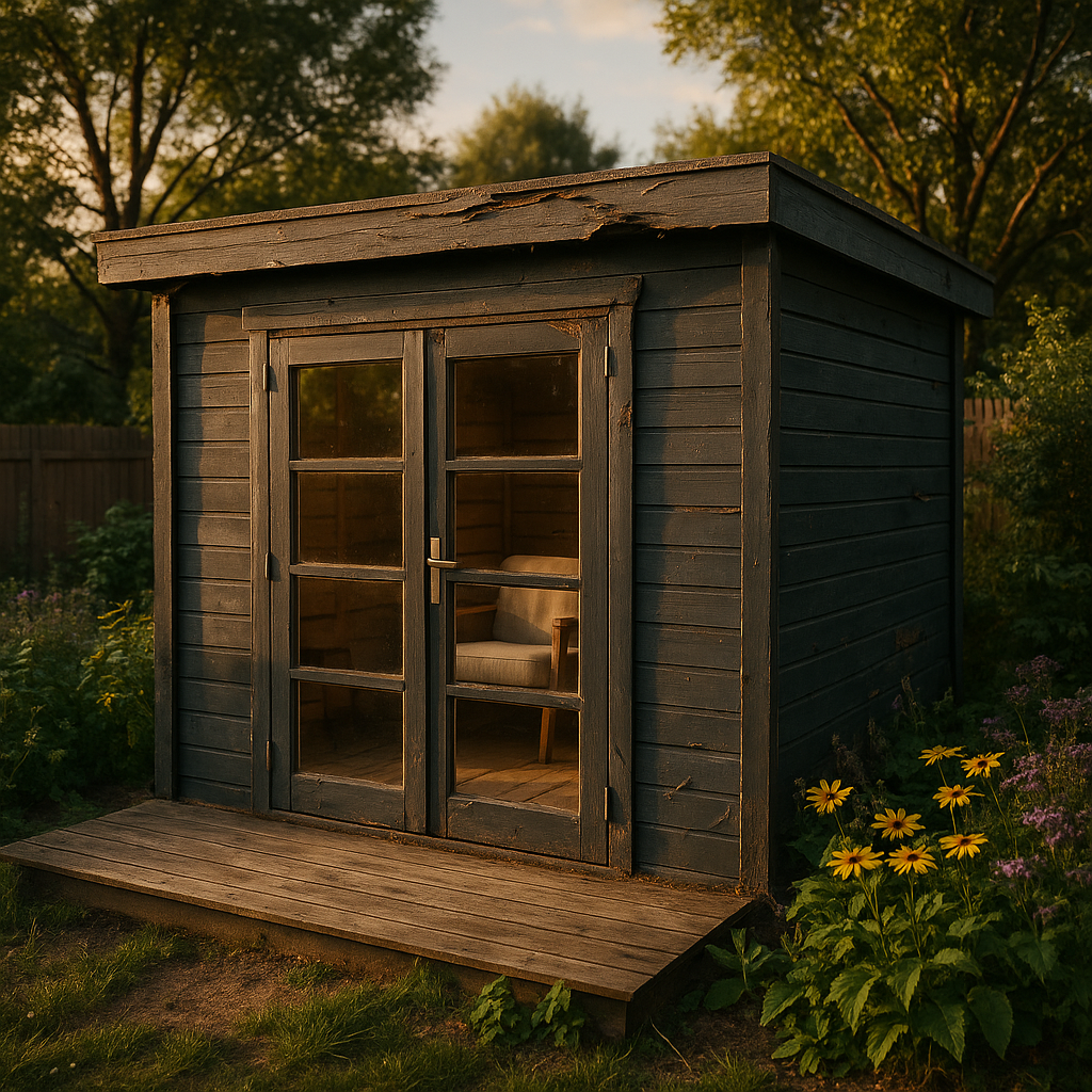 B-Ware Gartenhaus Paloma Sol - Anthrazit B-Ware Gartenhaus Paloma Sol - Anthrazit