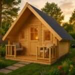 Fjordholz Campinghütte Modell Eifel 44| Rabatt: 26%|6x4m