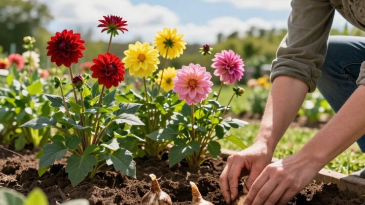 Dahlien einpflanzen: Anleitung für prächtige Blüten