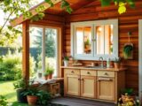 diy küchenfront gartenhaus