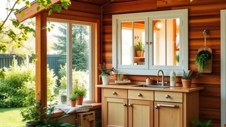 DIY Küchenfront Gartenhaus – Kreative Gartenprojekte