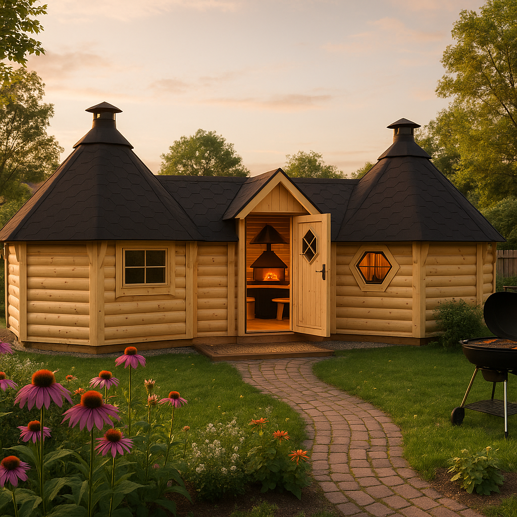 Fjordholz Doppelkota Modell Just  22 m²