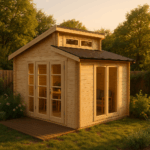 Doppel-Pultdach Gartenhaus Modell Vinea-40