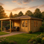 ECO Set - Gartenhaus  5-Eck Pepe -imprägniert