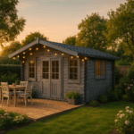 ECO Set - Gartenhaus Gabriel-34 300 x 400 cm -grau