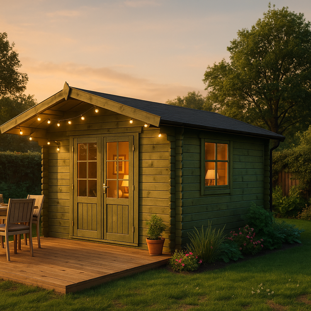 ECO Set - Gartenhaus Gabriel-34 300 x 400 cm - imprägniert ECO Set - Gartenhaus Gabriel-34 300 x 400 cm - imprägniert