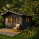 ECO Set - Gartenhaus Gabriel-34 400 x 300 cm -grau|4x3m|Rabatt:10%