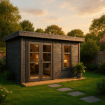 ECO Set - Gartenhaus Leandro-28 -grau