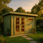 ECO Set - Gartenhaus Leandro-28 - imprägniert