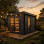 ECO Set - Gartenhaus  Paloma Beach -grau